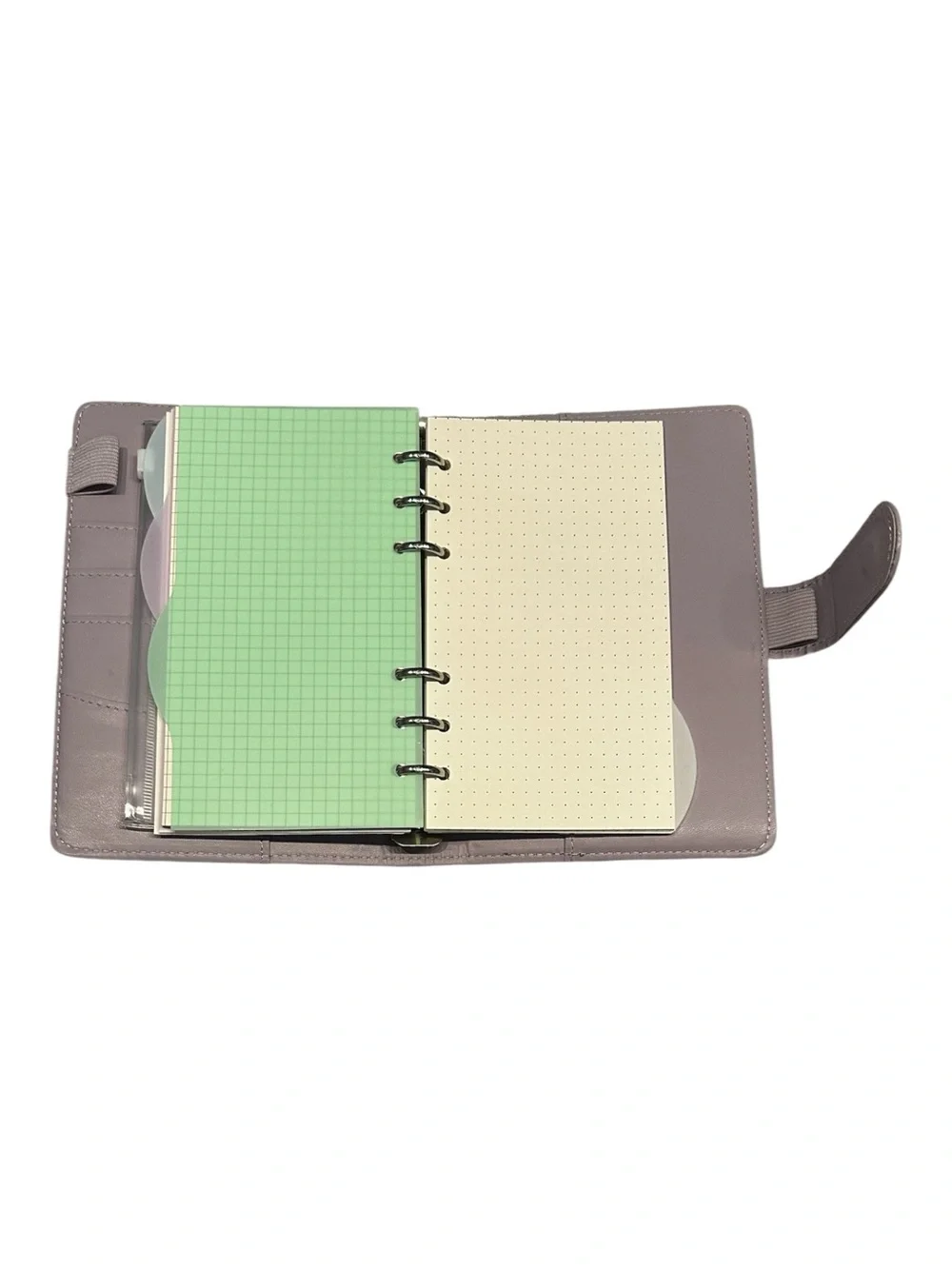 NWT Lavender A6 PU Leather 6-Ring Budget Binder Planner Bundle & Accessories